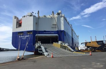 Big Bertha Arrives in Namibia